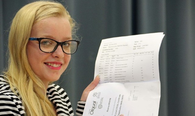 Determined student gets the grades to go sky high