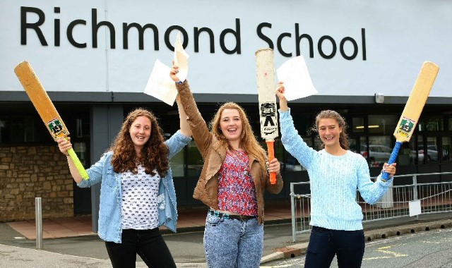 Hard hitting female cricketers notch up an incredible 22 A*s 