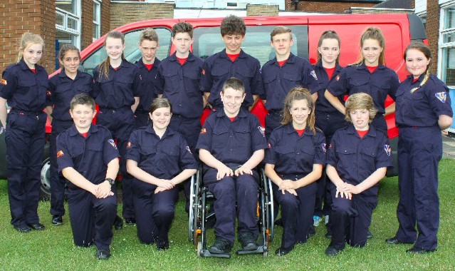 Junior firefighters turn up the heat on their studies 