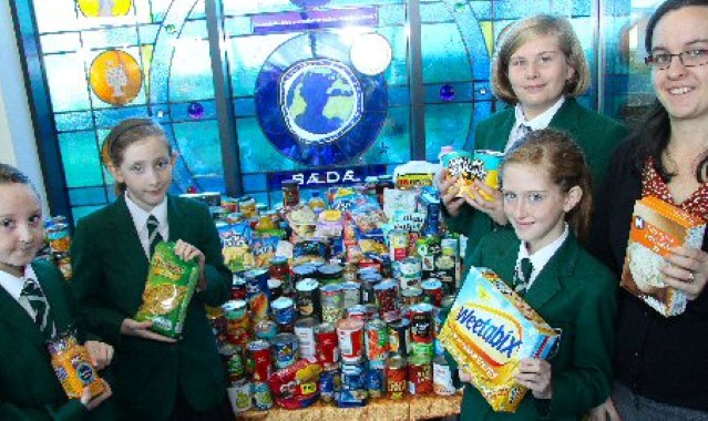 Pupils think of the less fortunate at harvest festival 