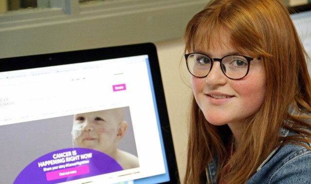 Selfless graphics student aids cancer charity 