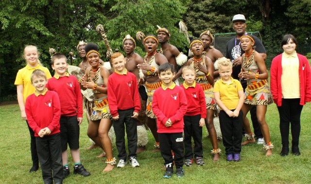 Pupils enjoy lessons in African culture