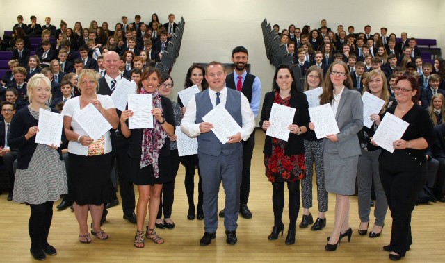 Jubilant staff and students win high praise