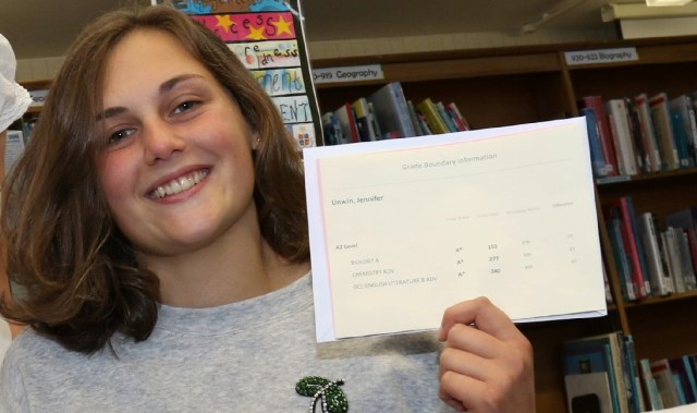 A level student defies the odds to score top marks
