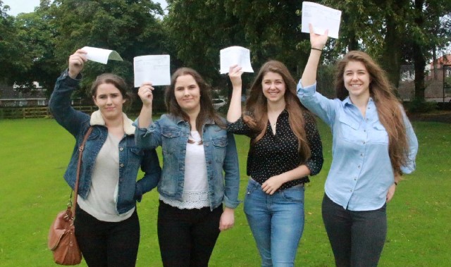 Students celebrate superb exam results