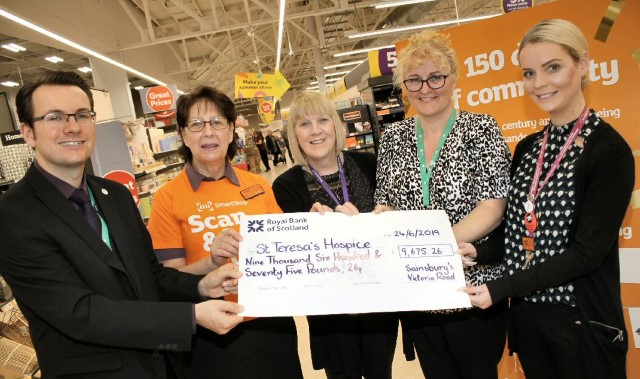 Sainsbury's partnership delivers funds for hospice