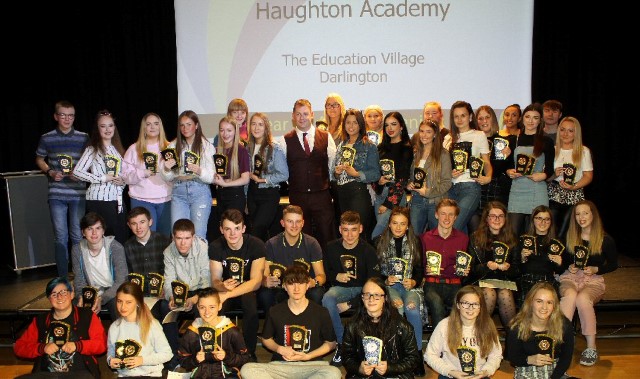 Music man presents awards to high achievers