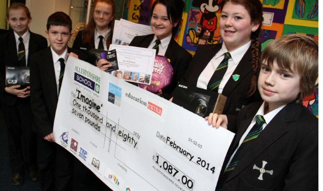 Students raise funds for African children with charity card sale