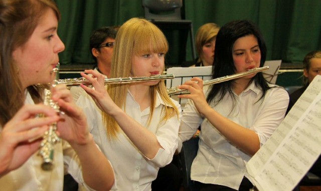 Pupils play in perfect harmony