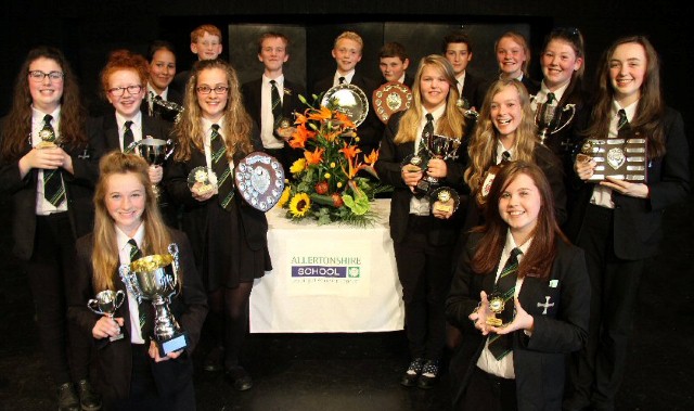 Pupils are rewarded for hard work and dedication to studies