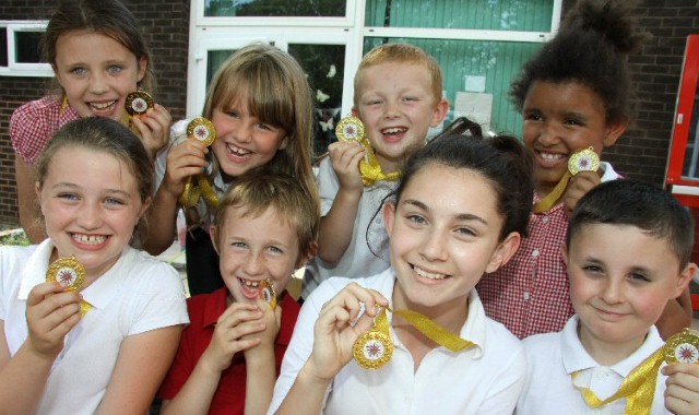 Outstanding pupils celebrate