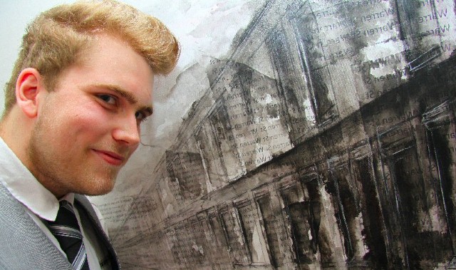 Art student snaps up opportunity to exhibit illustrations 