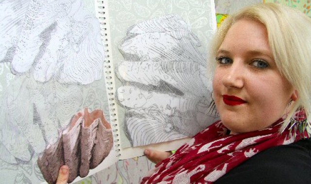Art graduate makes her mark in the North East