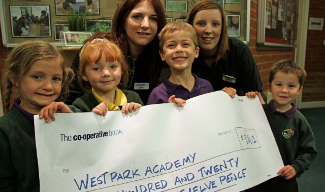 Co-op staff raise hundreds of pounds for school play area