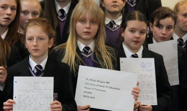 Pupils send personal pleas to save their 
