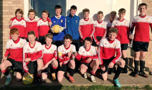 Football players net a clean sweep of sporting trophies