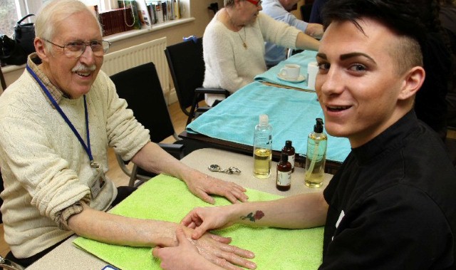 Students offer therapy treatments to OAPs and stroke club