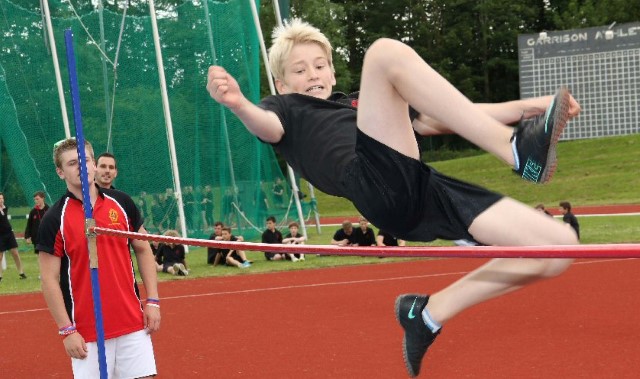 Sports students compete for honours on the track and field
