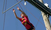 Pupils brave the high wires for Race for Life event 