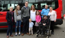 Family donate minibus in memory of daughter