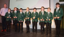 Students receive awards in a range of sports 