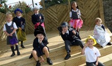 Students enjoy school's new outdoor theatre