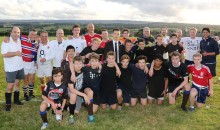 Boarders tackle teachers in charity football match