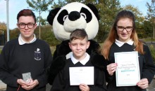 Anti-bullying students collect Diana Award