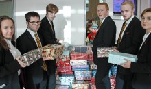 Students collect gifts for deprived children