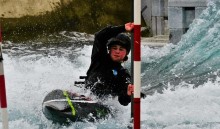 White water kayaker enjoys a flood of success