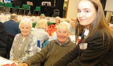 Former pupil escorts residents to Xmas lunch