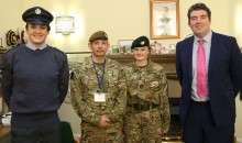 Combined Cadet Force host high ranking officer