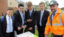 Pupils pitch to leading housebuilder