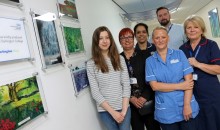 Young artists decorate hospital walls