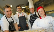 Students prepare Michelin star quality meal