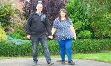 Husband and wife sign up for charity walk