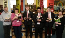 Recycled books help school library take flight
