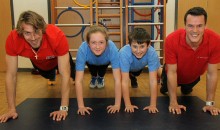 Olympian Chris Tomlinson jumps in to help sporting students 