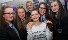 Student has locks lopped for cause close to her heart 