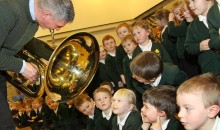 Pupils enjoy movie music and learning in brass class