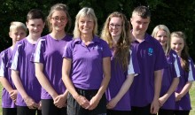 School sports leaders help town's youth stay fit