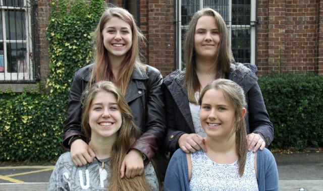 GCSE twins get double success with a haul of  A*s  and As