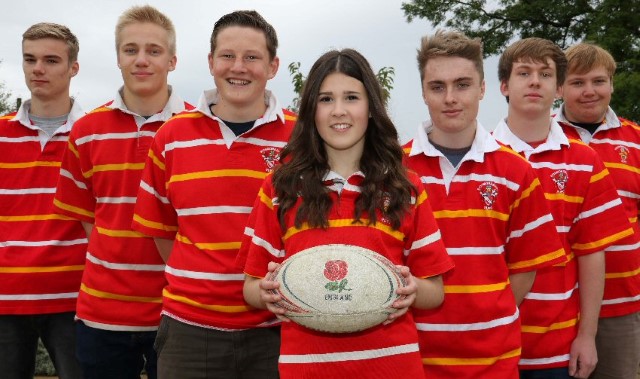 Rugby supporters prepare to have a ball at the World Cup