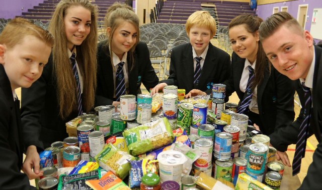 Caring pupils show suport to local residents in need