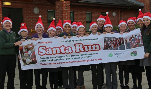 Hospice kicks off the festive season with a Santa Run