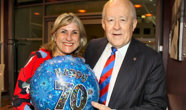 Managing director celebrates 70th birthday