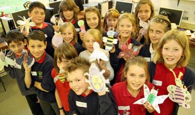 Pupils have a ball with glitterbugs