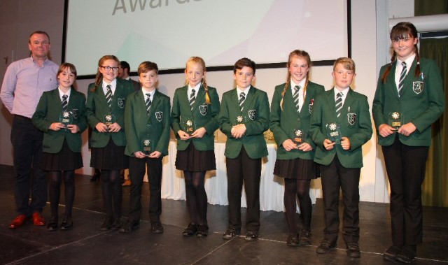 Students receive awards in a range of sports 