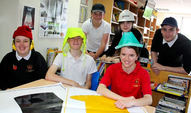 Students put their thinking hats on