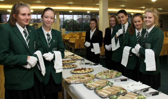 Students serve up a festive treat